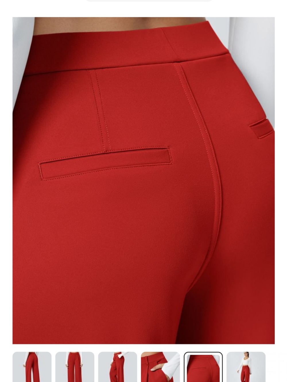 NWT! Halara Flex Daystretch High-Waisted Pocket Straight Leg Work pants - Picture 4 of 12